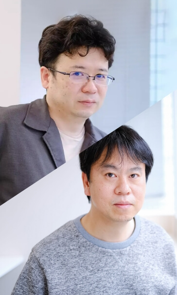青木 有希と竹村 憲二