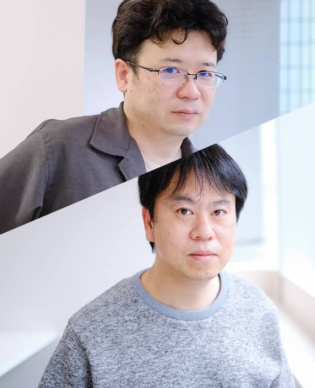 青木 有希と竹村 憲二
